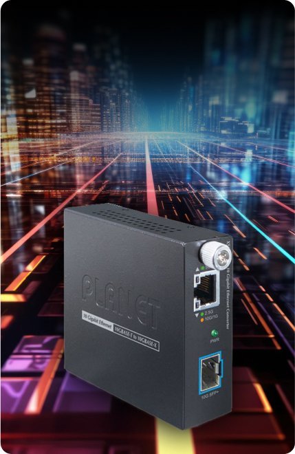 Equipamento PLANET da categoria Fibra e Ethernet