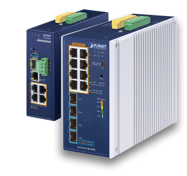 Equipamentos de conectividade industrial PLANET